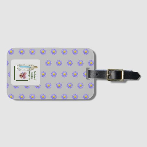 Our Lady of Lourdes Luggage Tag