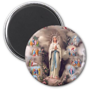 Our Lady Of Lourdes Magnet by Xuxario at Zazzle