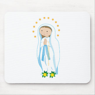Our Lady of Lourdes Mouse Pad