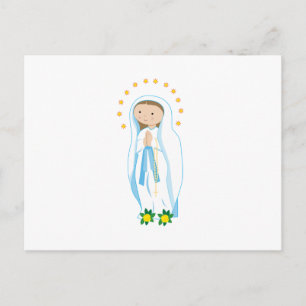 Our Lady of Lourdes Postcard
