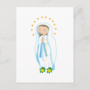 Our Lady of Lourdes Postcard