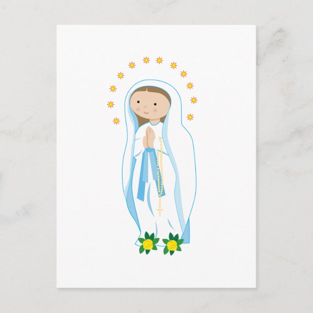 Our Lady of Lourdes Postcard (Front)