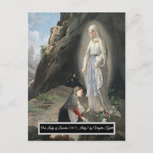 Our Lady of Lourdes Postcard
