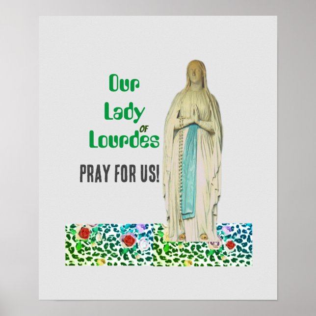 Our Lady of Lourdes Poster (Front)
