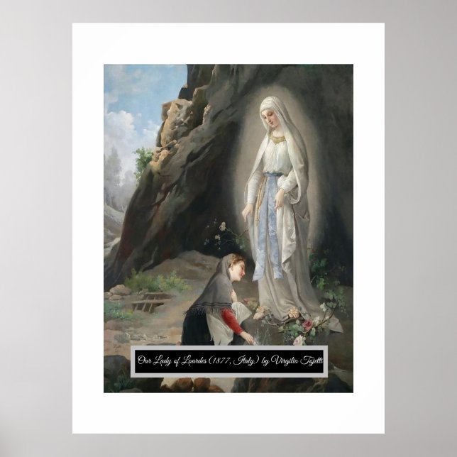 Our Lady of Lourdes Poster (Front)