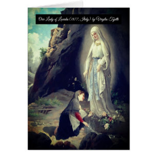 Our Lady of Lourdes Saint Bernadette Cards
