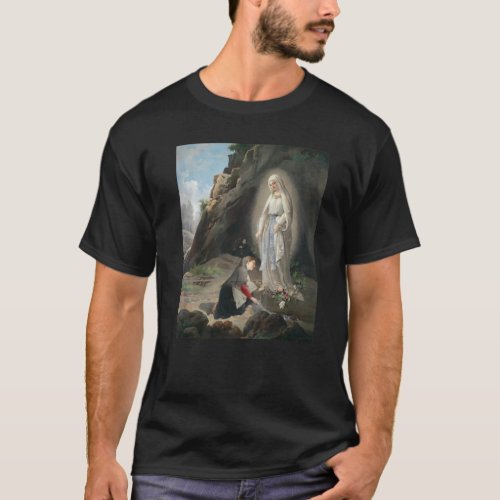 Our Lady Of Lourdes St Bernadette Immaculate Mary  T_Shirt