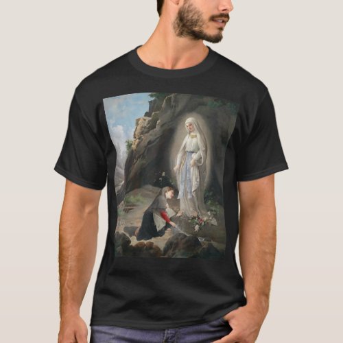 Our Lady of Lourdes St Bernadette Immaculate Mary  T_Shirt
