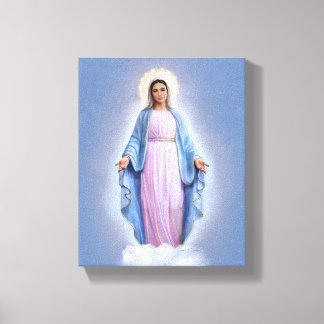 Our Lady of Medjugorje, 8" x 10", Canvas