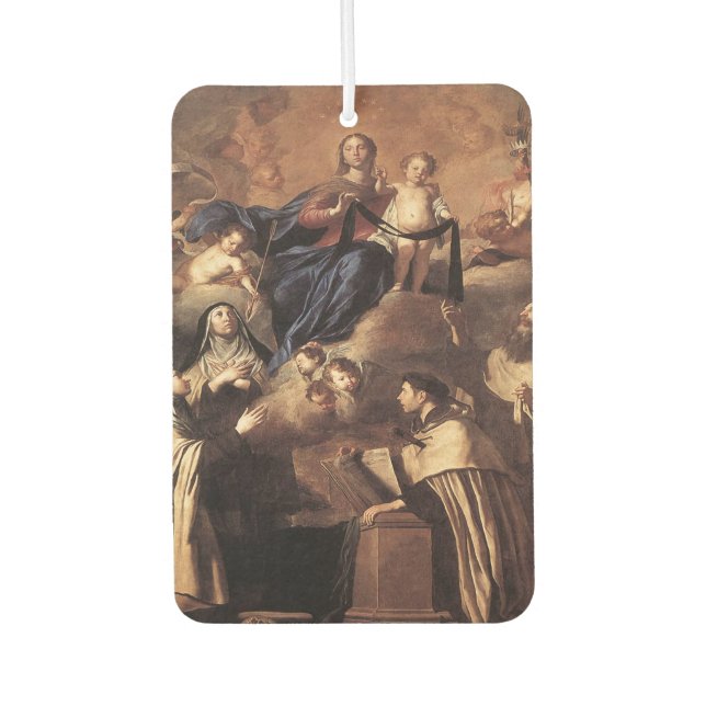 Our Lady of Mount Carmel 1641 Air Freshener (Front)
