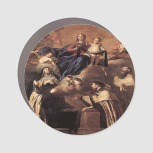 Our Lady of Mount Carmel 1641 Car Magnet