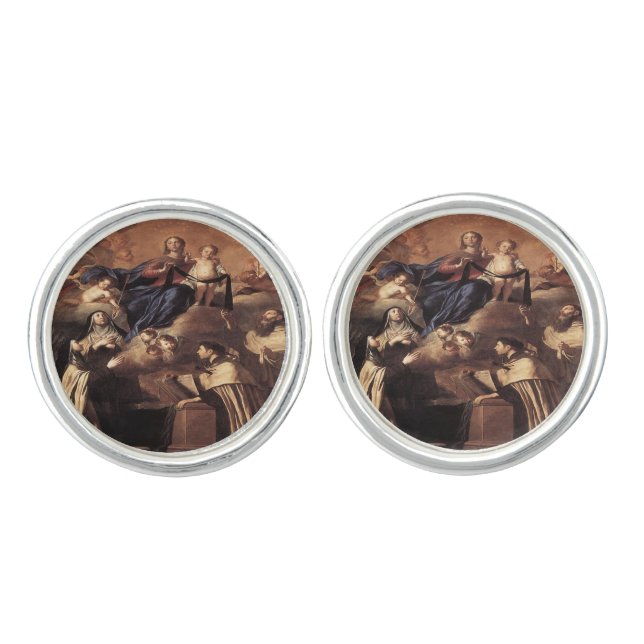 Our Lady of Mount Carmel 1641 Cufflinks (Front)