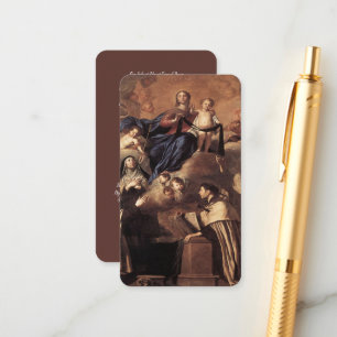 Our Lady of Mount Carmel 1641 Enclosure Card