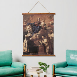 Our Lady of Mount Carmel 1641 Hanging Tapestry