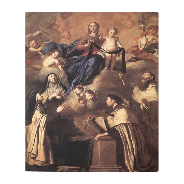 Our Lady of Mount Carmel 1641 Metal Print (Front)