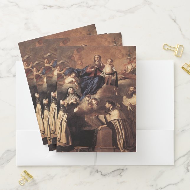 Our Lady of Mount Carmel 1641 Pocket Folder (In Situ)
