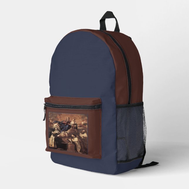 Our Lady of Mount Carmel 1641 Printed Backpack (Back Corner Right)