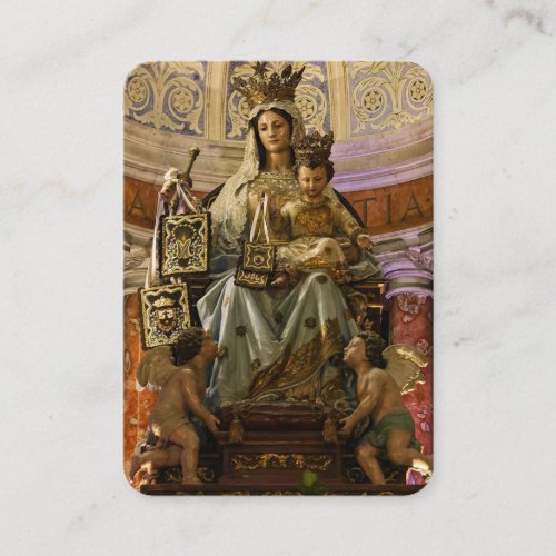 Our Lady of Mount Carmel and Jesus Prayer Card
