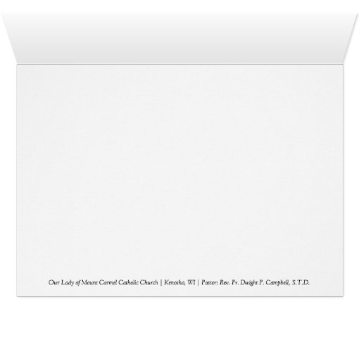 Our Lady of Mount Carmel Catholic Kenosha WI Zazzle