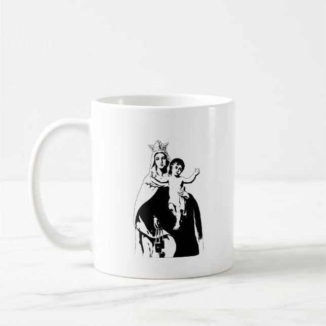 Our Lady of Mount Carmel  Coffee Mug (Left)