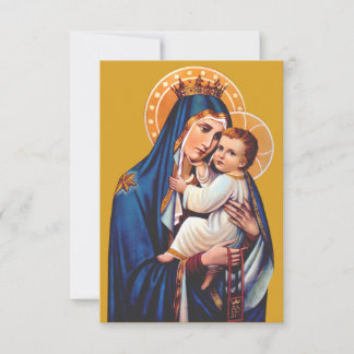 Our Lady of Mount Carmel Holy Card | Ave Maria