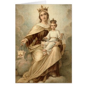 Our Lady of Mount Carmel Mass Offering Card