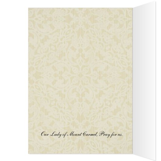 Our Lady of Mount Carmel Mass Offering Card (Inside (Left))