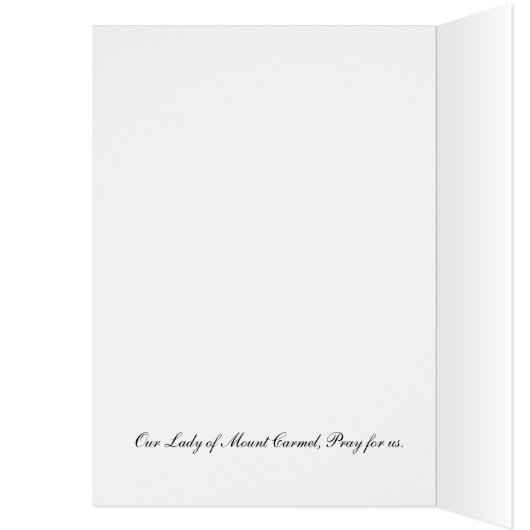 Our Lady of Mount Carmel Mass Offering Card (Inside (Left))