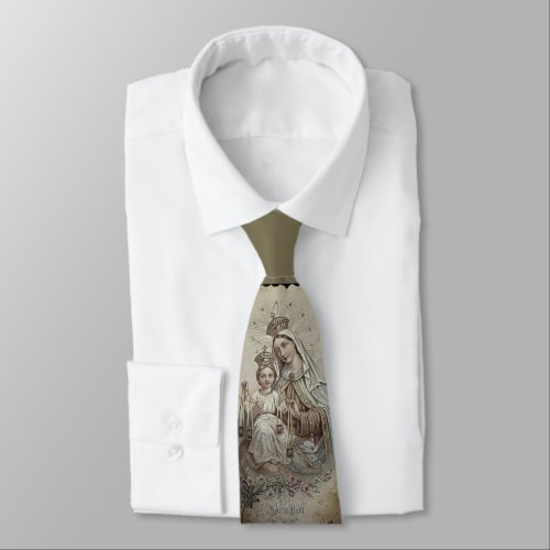 Our Lady of Mount Carmel neck tie