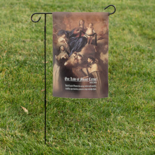 Our Lady of Mount Carmel Prayer Garden Flag