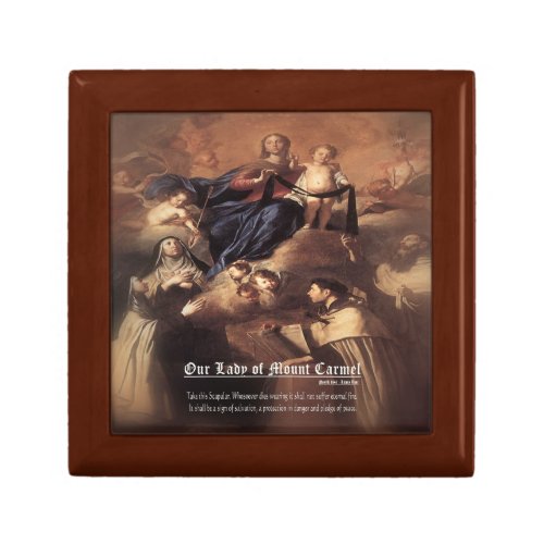 Our Lady of Mount Carmel Prayer Gift Box