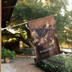 Our Lady of Mount Carmel Prayer House Flag