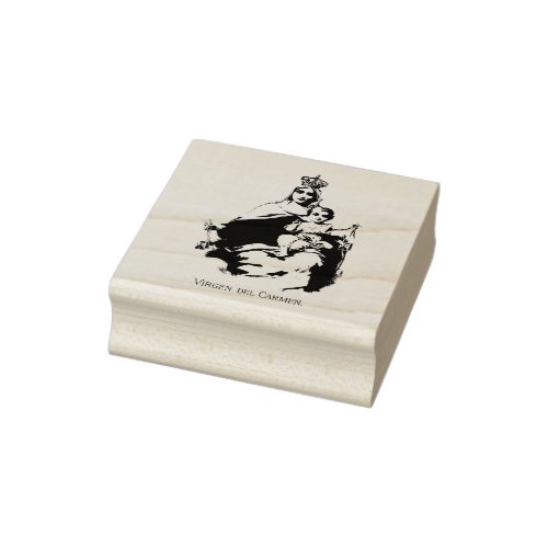 Our Lady of Mount Carmel  Rubber Stamp