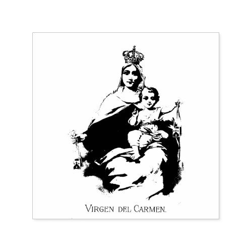 Our Lady of Mount Carmel  Self_inking Stamp