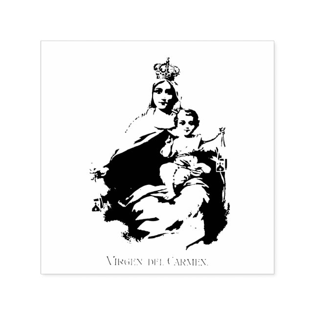 Our Lady of Mount Carmel  Self-inking Stamp (Design)