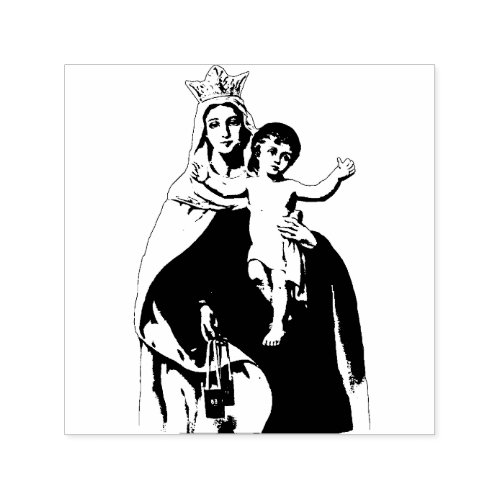 Our Lady of Mount Carmel  Self_inking Stamp