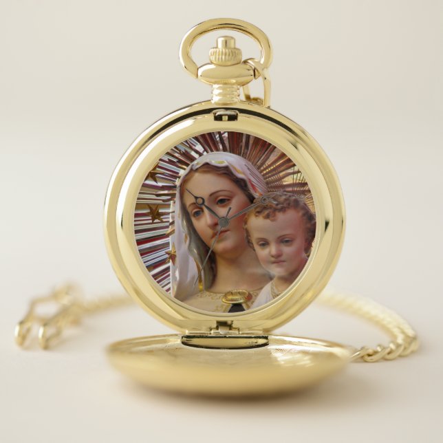 Our Lady of Mount Carmel Stop Watch (Inside)