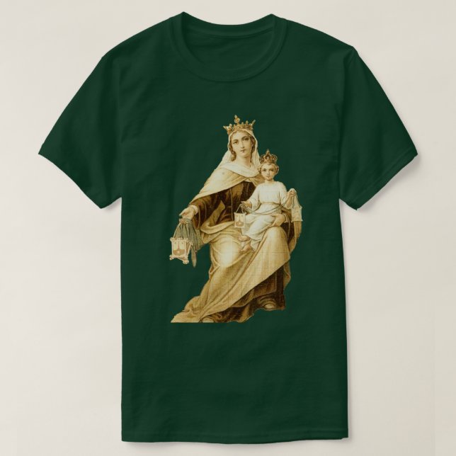 Our Lady of Mount Carmel T-Shirt (Design Front)