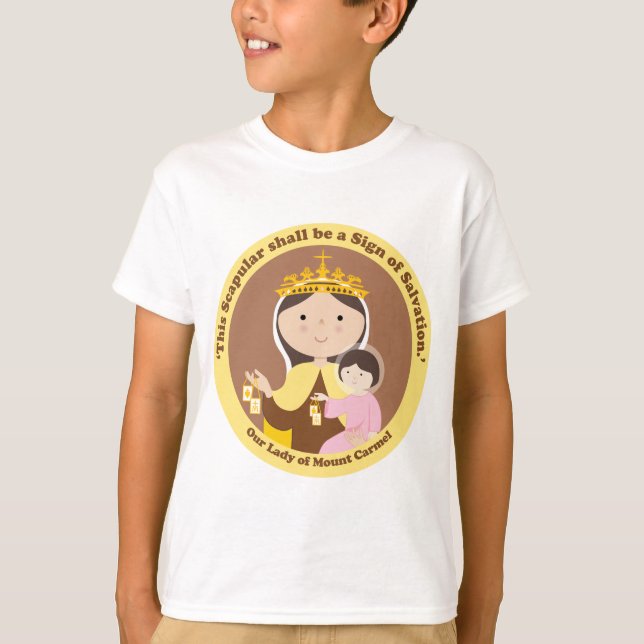 Our Lady of Mount Carmel T-Shirt (Front)