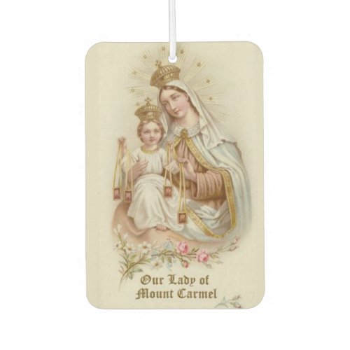 Our Lady of Mount Carmel Traditional Catholic Air Freshener