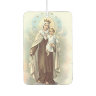 Our Lady of Mount Carmel with the Baby Jesus Air Freshener