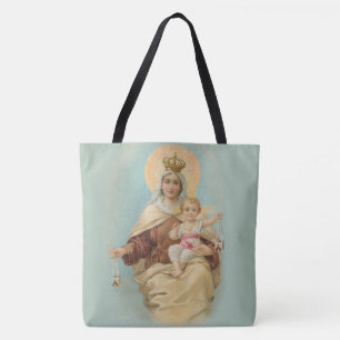 Our Lady of Mount Carmel with the Baby Jesus Tote Bag