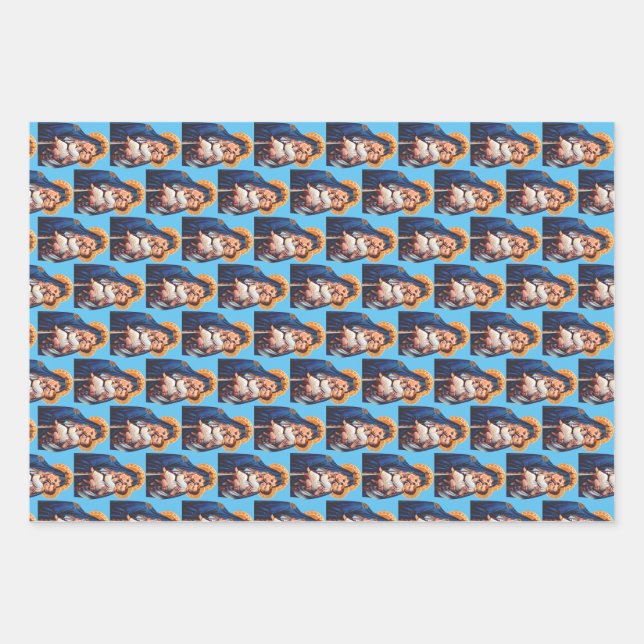 Our Lady of Mount Carmel Wrapping Paper Sheets (Front)
