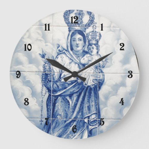 Our Lady of Peace Large Clock