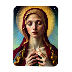 Our Lady of Peace Virgin Mary Modern Renaissance Magnet