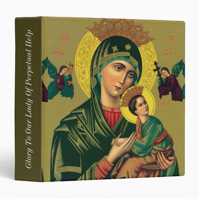our lady of perpetual help 3 ring binder (Front/Spine)