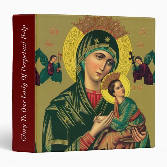 our lady of perpetual help 3 ring binder (Front/Spine)