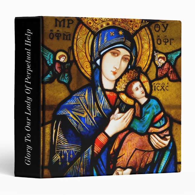 our lady of perpetual help 3 ring binder (Front/Spine)