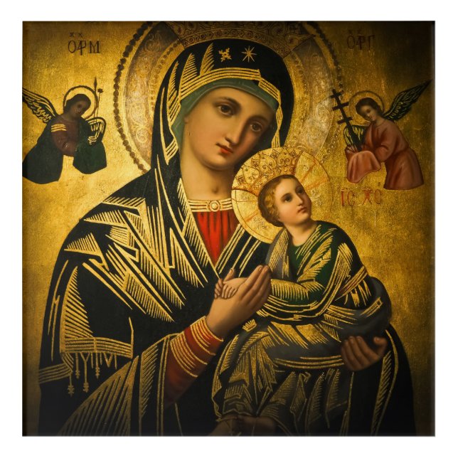 Our Lady of Perpetual Help Acrylic Print (Front)