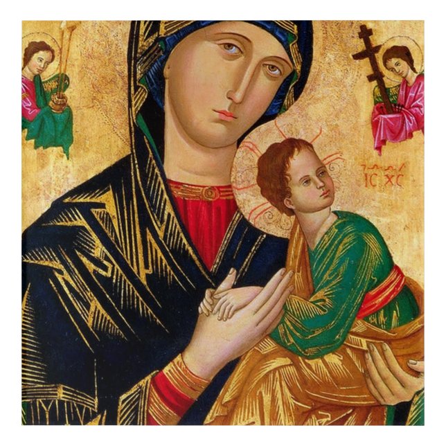 Our Lady of Perpetual Help Acrylic Print (Front)